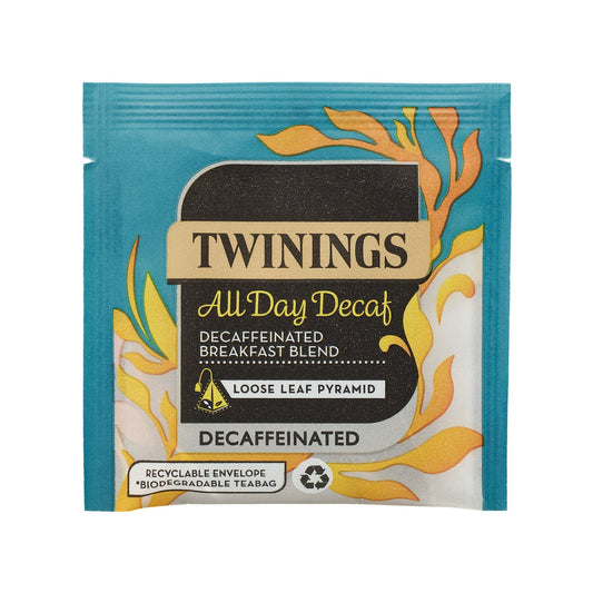 Twinings All Day Decaf Tea Loose Leaf Pyramid Single Envelope