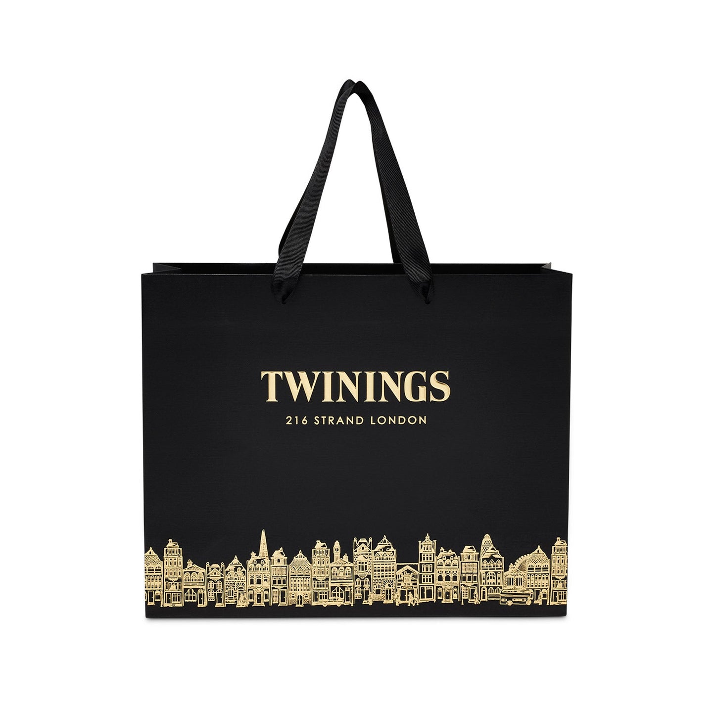 Twinings Black Gift Bag Medium Gold Design Create Your Own Gift Tea Gift Bag