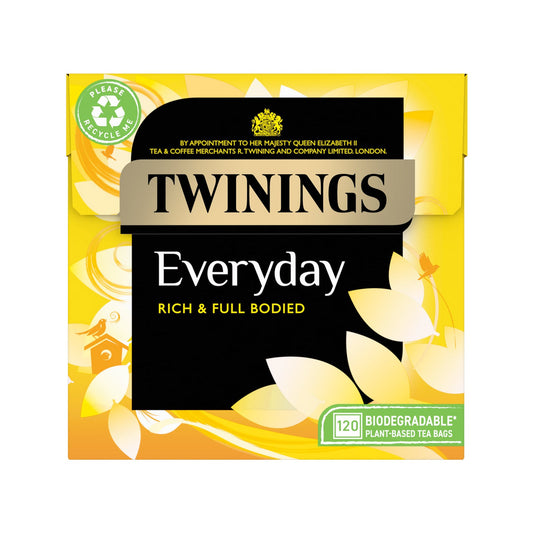 Twinings Everyday Tea 3 x 120 Tea Bags All Natural Ingredients Fragrant Everyday Black Tea Biodegradable Tea Bag