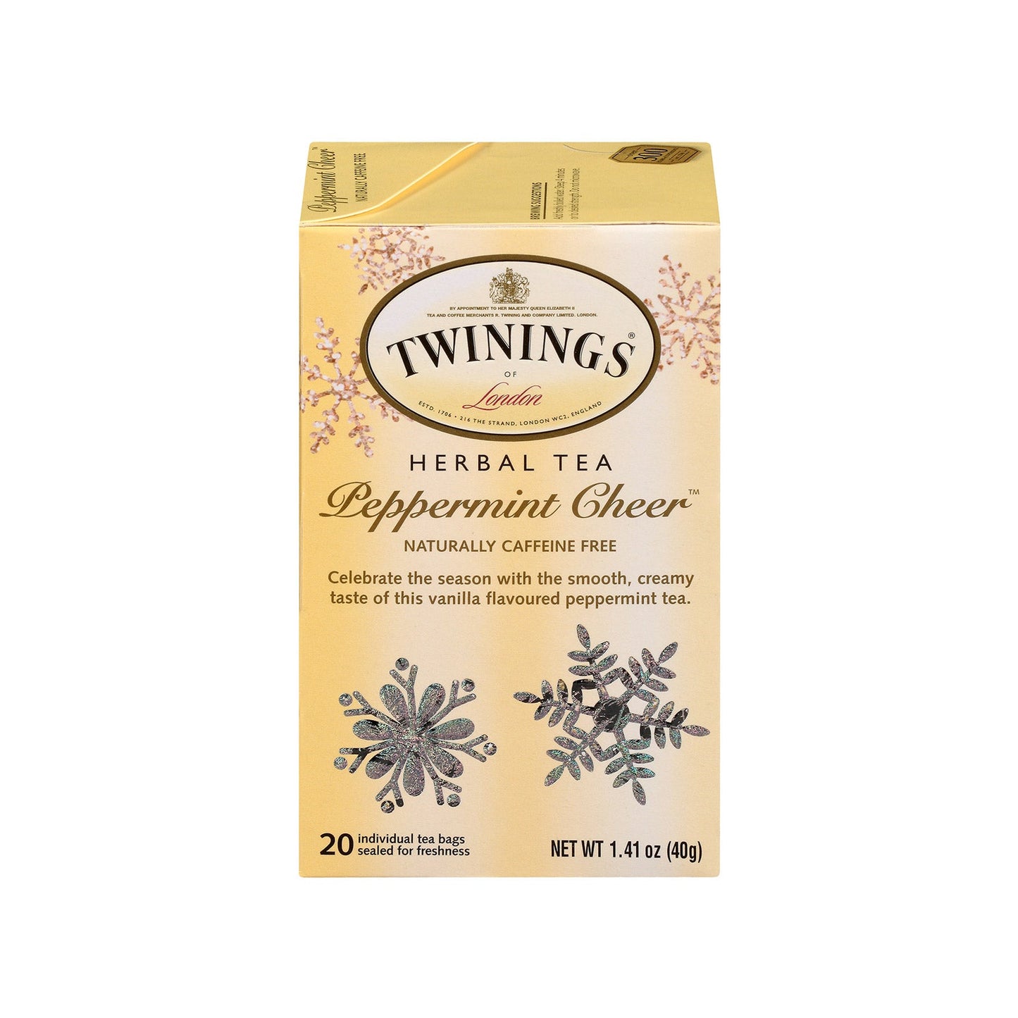 Twinings Peppermint Cheer (International Blend) 20 Envelopes