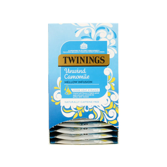 Twinings Unwind Apple & Camomile 15 Pyramid Bags (Individual)