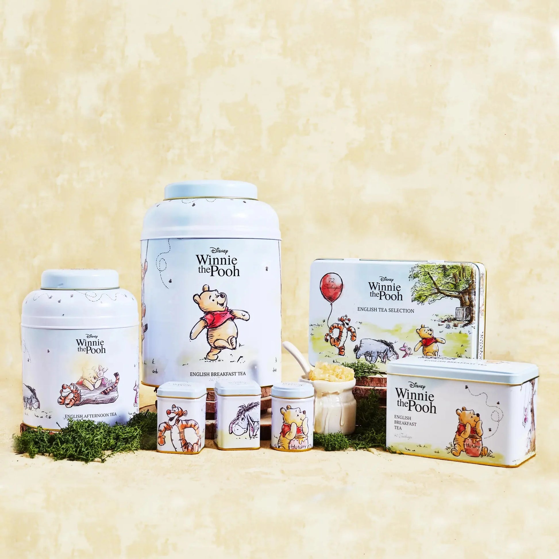 Journey into Hundred Acre Wood for tea with Winnie the Pooh and Friends. Imagine tea in the hundred-acre wood with Pooh Bear, Tigger, Piglet and Eeyore with our Collector's Set! Includes the entire range of Winnie the Pooh Tea Gifts for a reduced pri