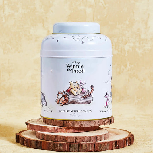 Take some time out with the smallest things like Afternoon Tea. This charming Winnie the Pooh and Friends Tea Caddy features favourite characters from Hundred Acre Wood. An officially licensed Disney product with original illustrations and embossed d