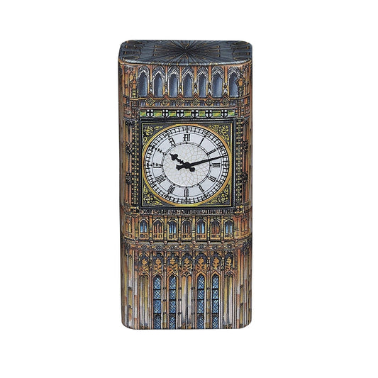 Iconic, eye catching Big Ben Travel Mints tin. These tins are perfect for a little bit of pocket-friendly minty freshness. Featuring a flip top lid, they are a great keepsake and easily refillable. Tin Contains: 25g of sugar free mints