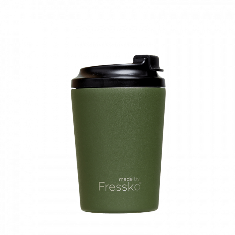 FRESSKO Khaki Reusable Cup (Stainless Steel)