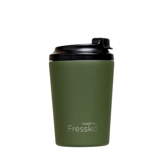 FRESSKO Khaki Reusable Cup (Stainless Steel)