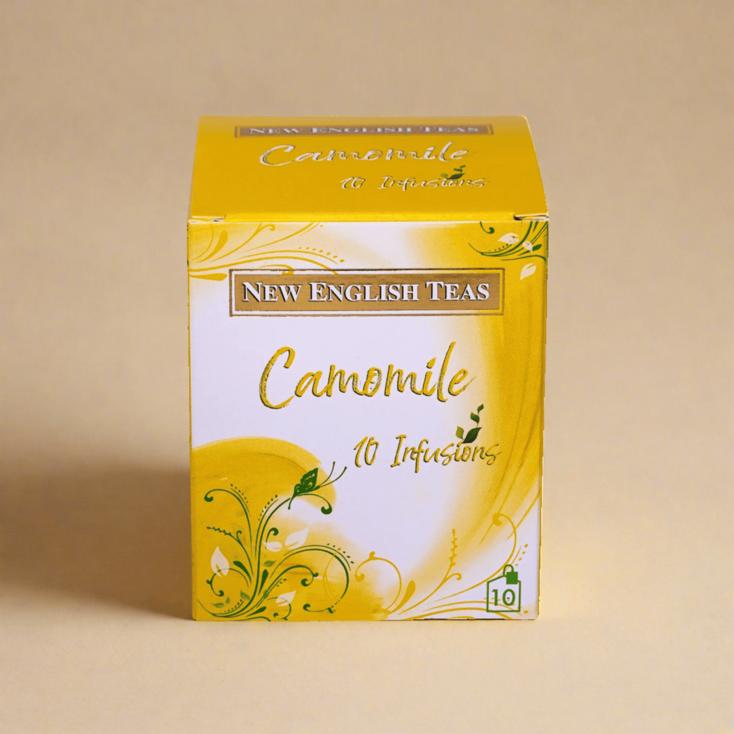 Our fine Camomile infused tea is naturally caffeine free, renowned for its soothing and calming properties. The perfect blend with which to relax and unwind. Our favourite bedtime brew for a peaceful nights sleep. Each carton contains 10 individually