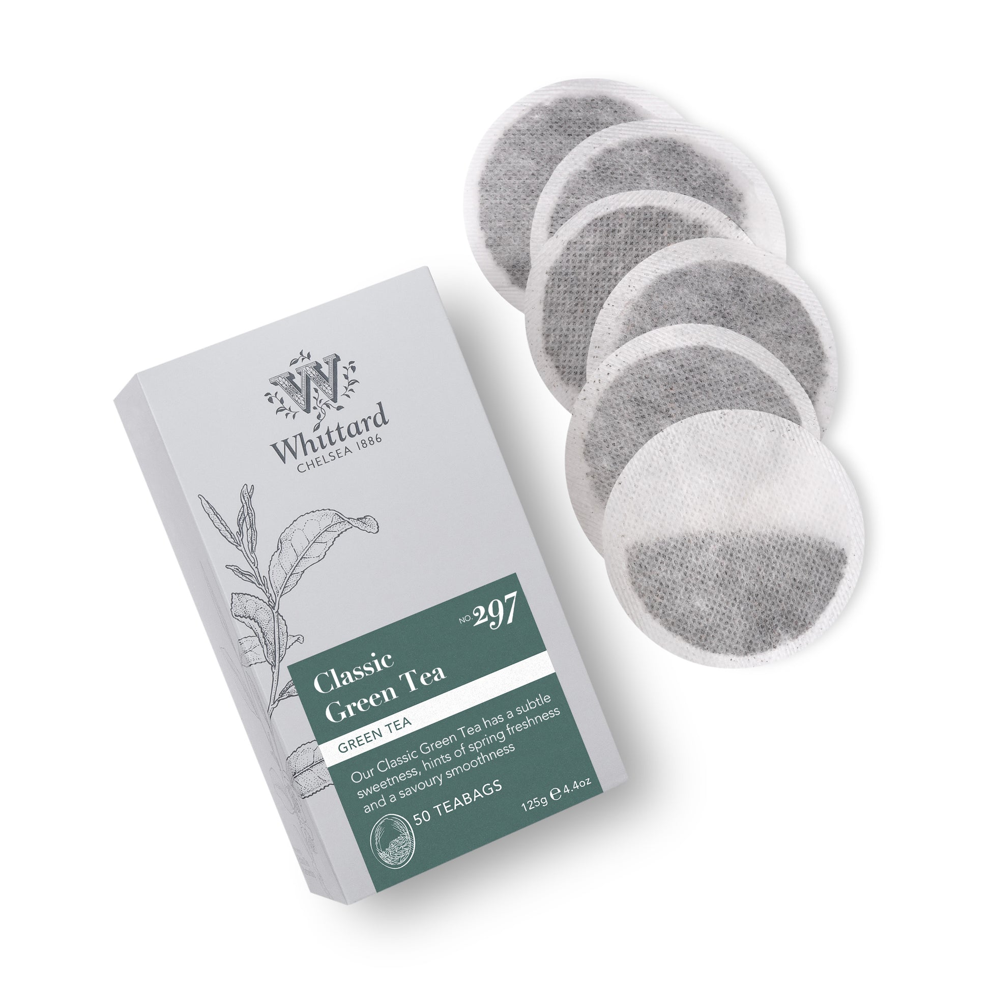 Whittard Classic Green Tea 50 Traditional Teabags