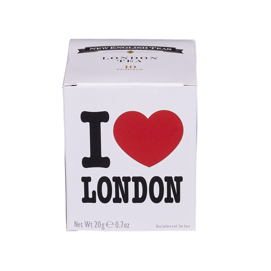 Our original I Love London Tea, aromatic and full of flavour. A delicious brew traditionally used in the afternoon to compliment sandwiches, pastries, and cakes. Enjoy on its own, with a slice of lemon or with the addition of milk and if preferred a 