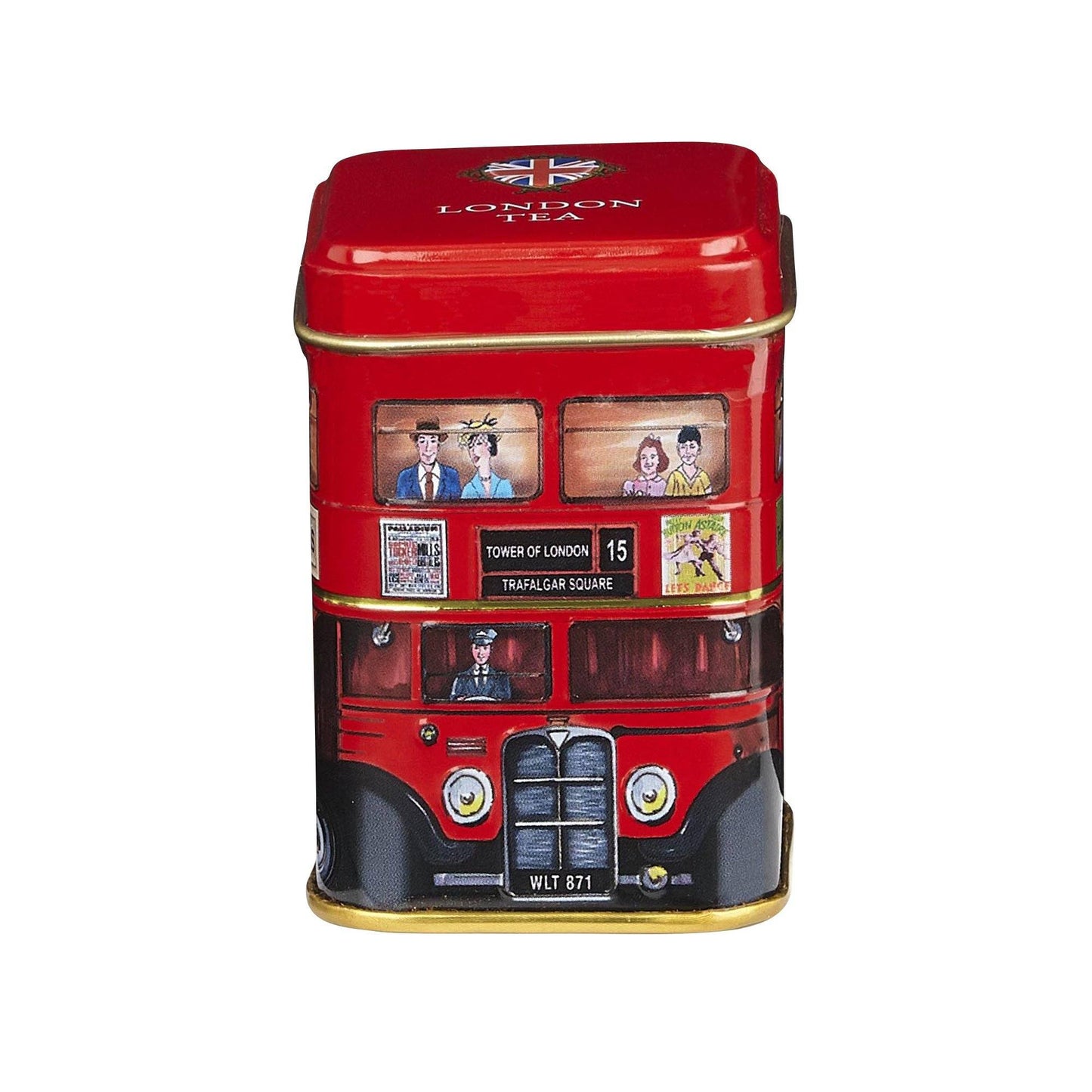 A mini triple Tea tin featuring the iconic red London bus. This collectible, super cute mini tin contains a range of our flavoursome loose leaf English Breakfast Tea, a classic rich, smooth and delicious blend. Traditionally drank in the morning, wit