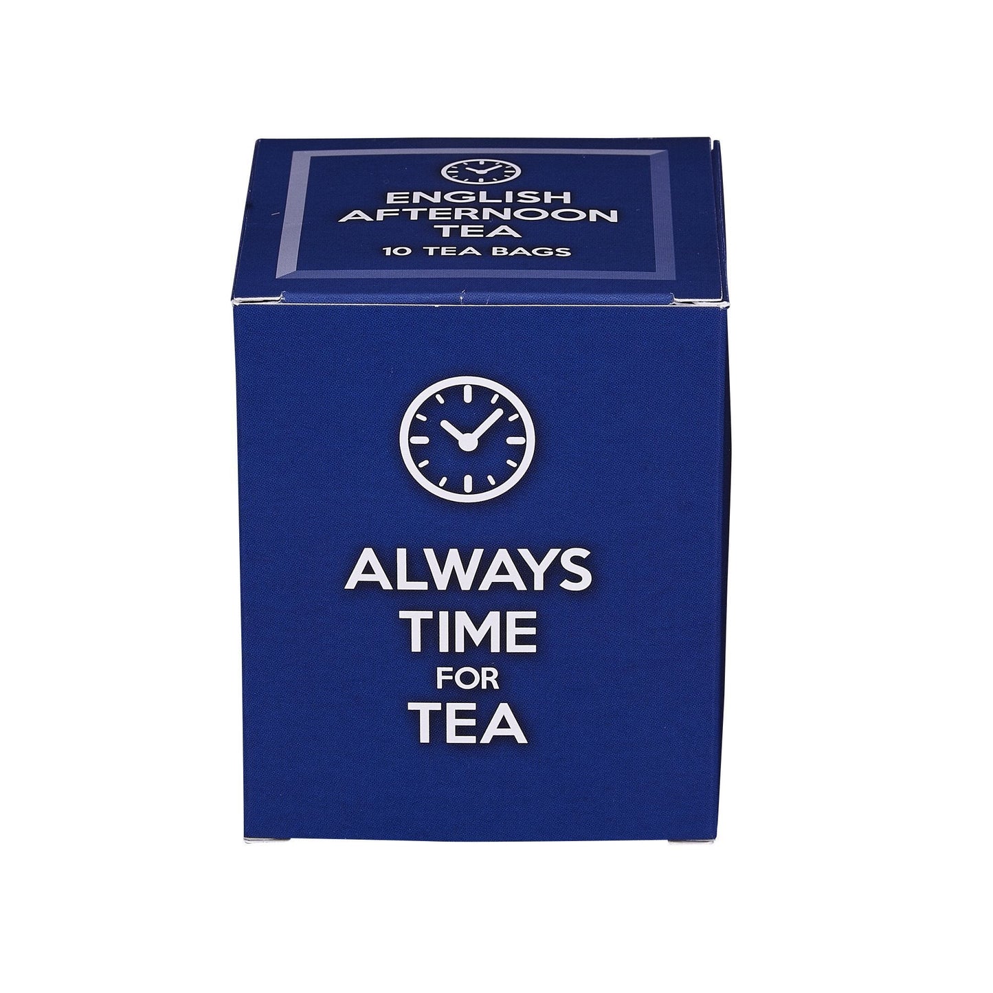 Our Always Time For Tea Carton of 10 Teabags features our very own English Tea, a rich, smooth and delicious blend. A tasty brew traditionally used in the morning to invigorate the senses shortly after waking. Enjoy on its own or with the addition of