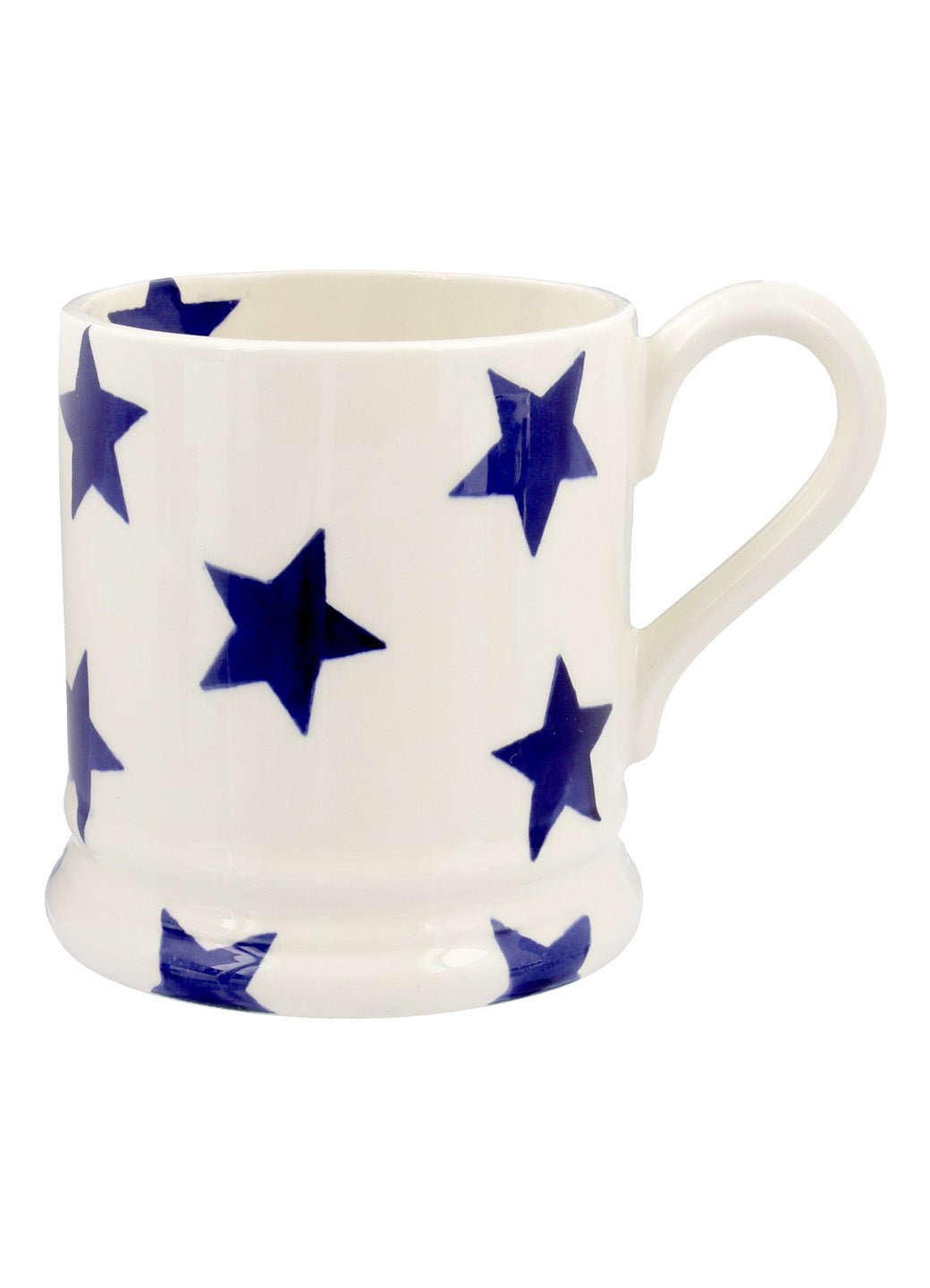 Blue Star 1/2 Pint Mug Unique Handmade & Handpainted English Earthenware Tea/Coffee Mug Emma Bridgewater