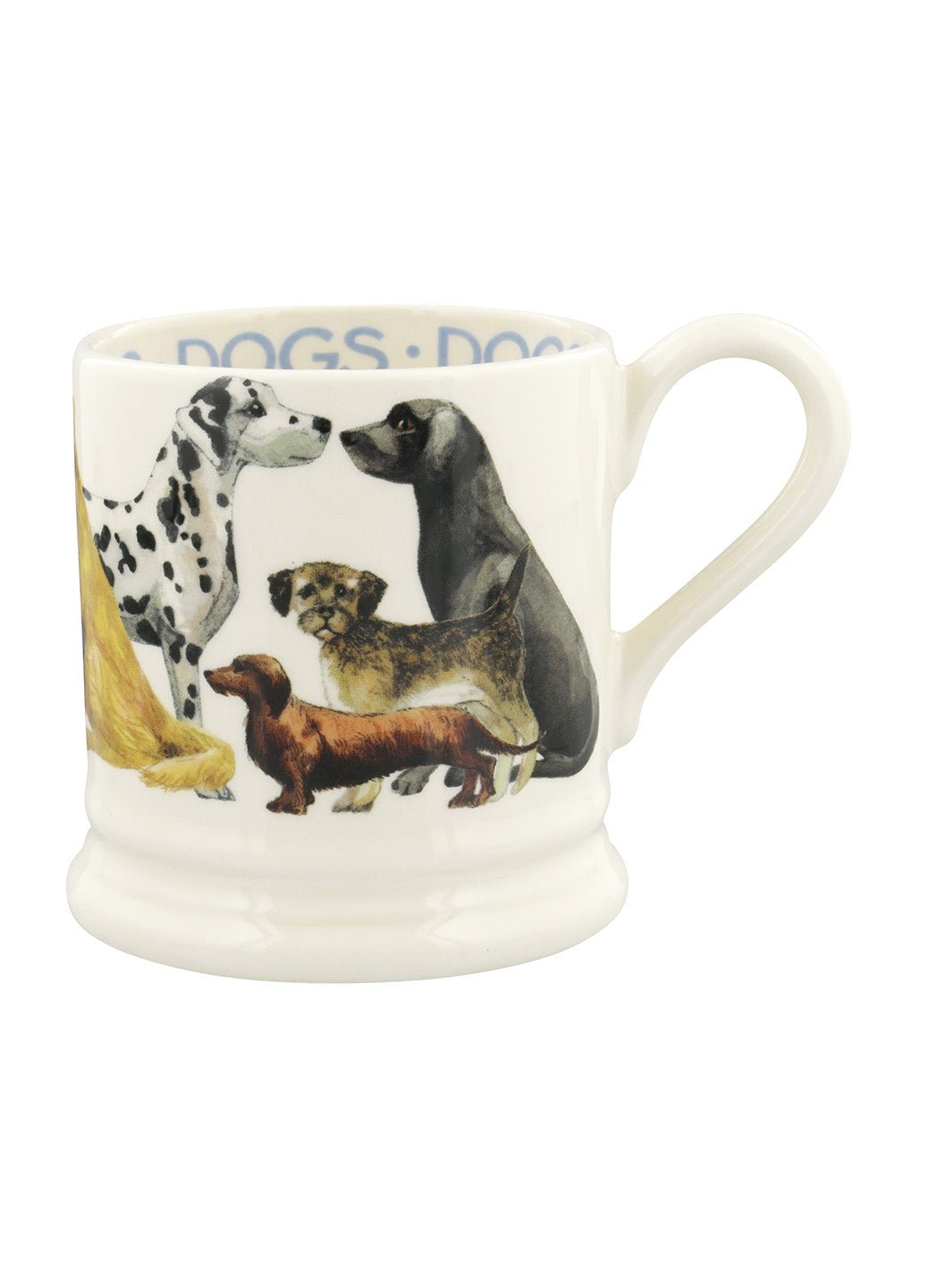 Emma Bridgewater Dogs All Over 1/2 Pint Mug Unique Handmade & Handpainted English Earthenware Tea/Coffee Mug