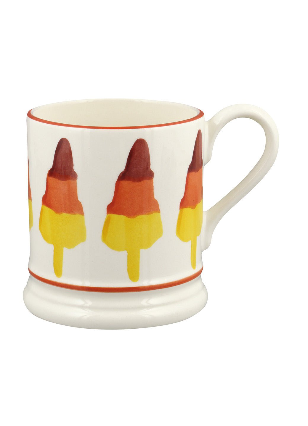 Seconds Rocket Lolly 1/2 Pint Mug Unique Handmade & Handpainted English Earthenware Tea/Coffee Mug Emma Bridgewater