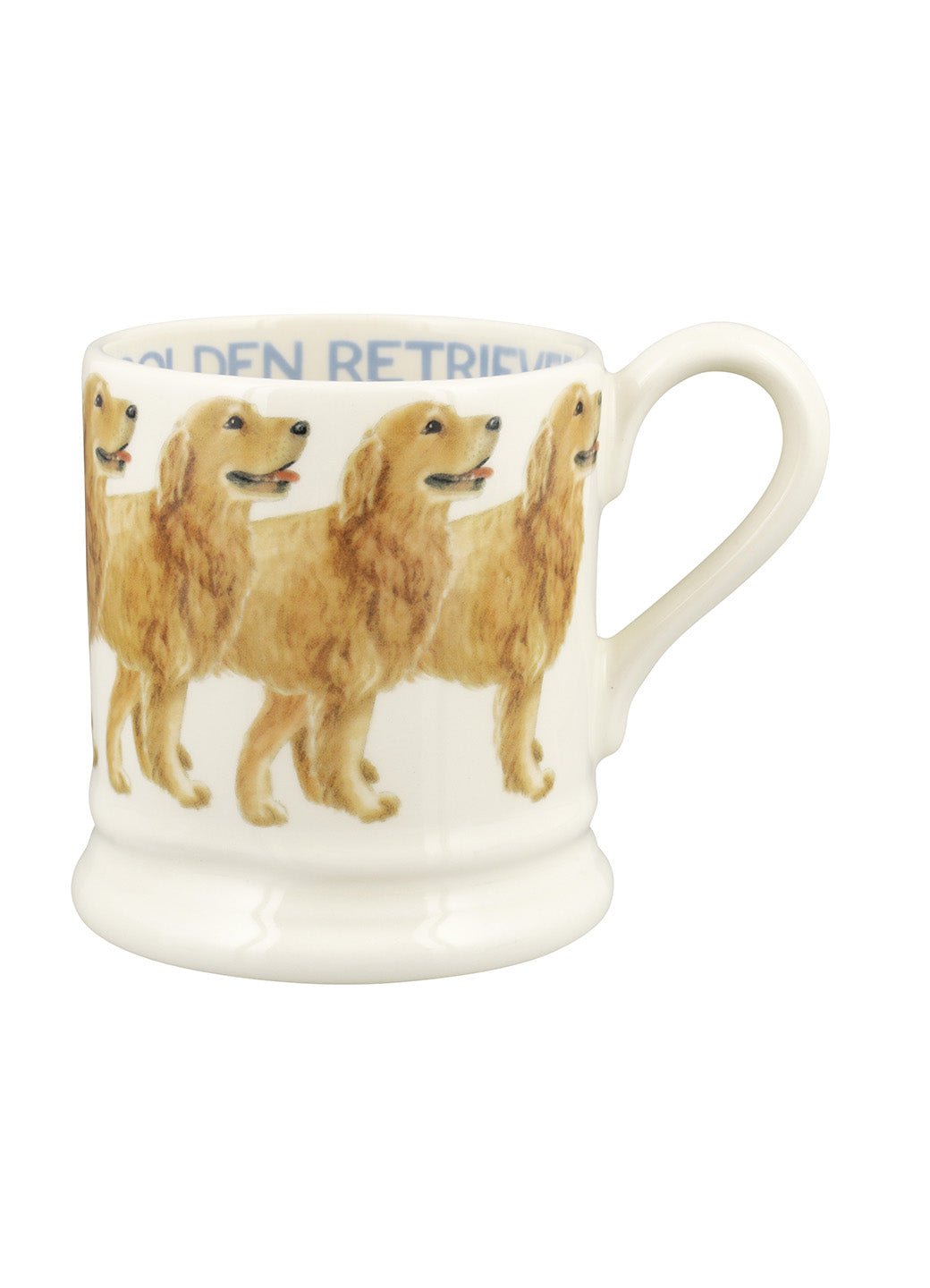 Emma Bridgewater Seconds Golden Retriever 1/2 Pint Mug Unique Handmade & Handpainted English Earthenware Tea/Coffee Mug