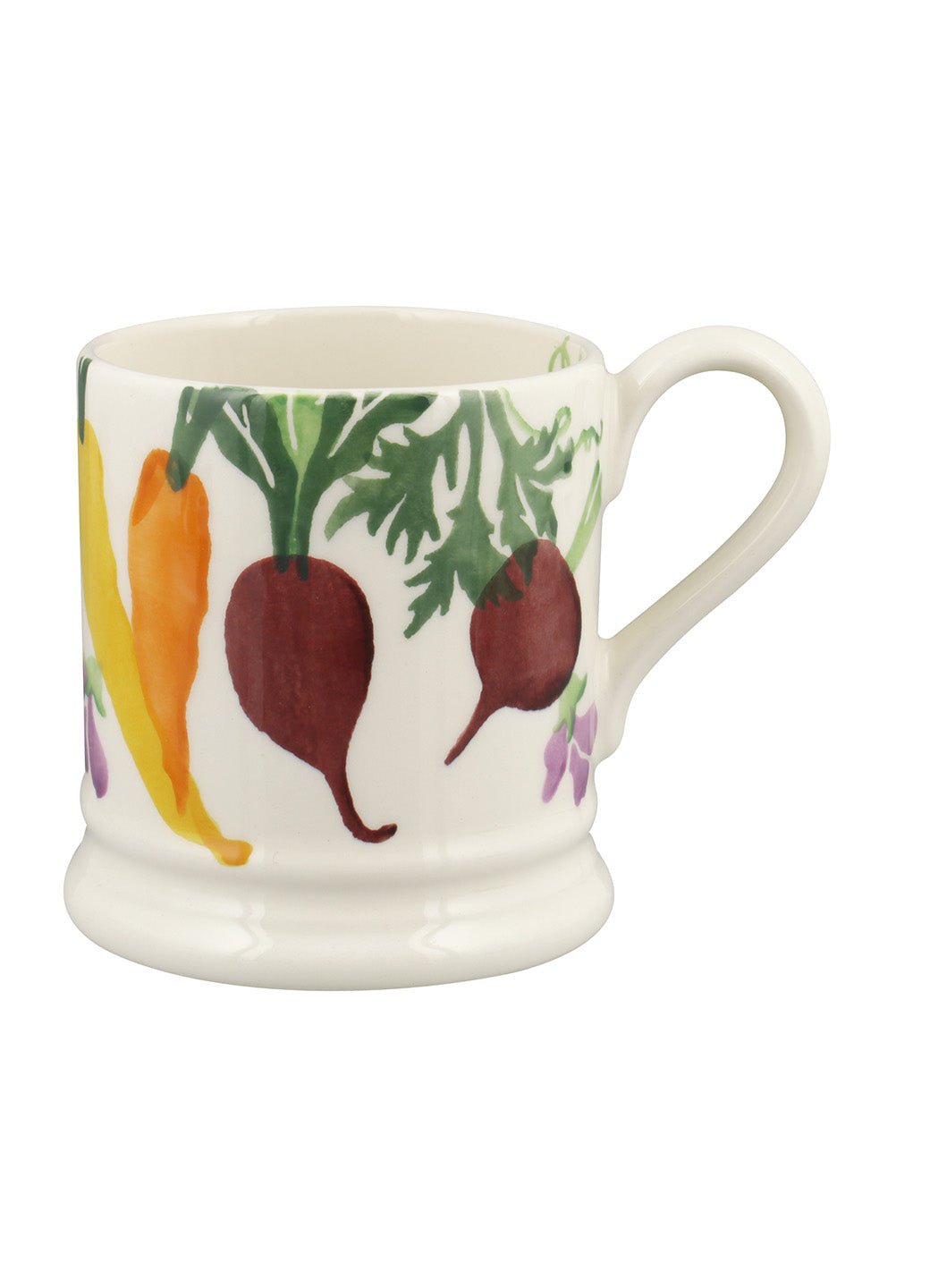 Carrots & Beets 1/2 Pint Mug Unique Handmade & Handpainted English Earthenware Tea/Coffee Mug Emma Bridgewater