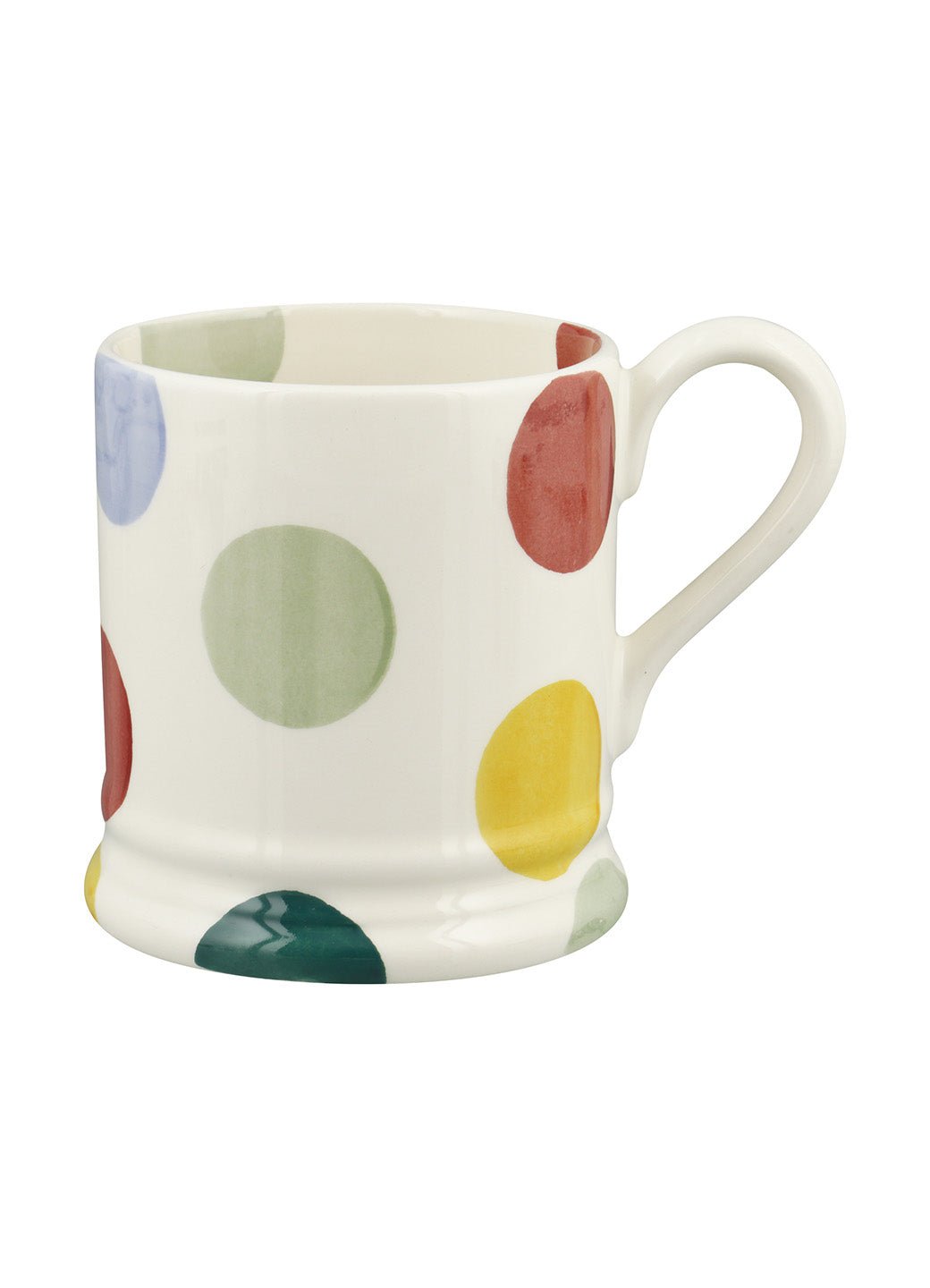 Big Polka Dots 1/2 Pint Mug Unique Handmade & Handpainted English Earthenware Tea/Coffee Mug Emma Bridgewater