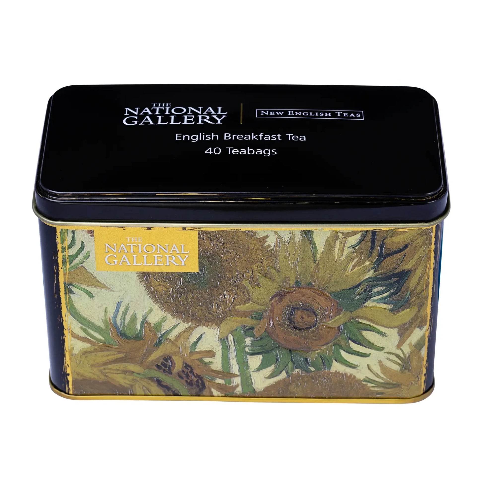 Our iconic Sunflowers by Vincent Van Gogh Classic Tea Tin in collaboration with The National Gallery features delicate embossing and essential information about the artist and his artwork. With a unique design that features Vincent Van Goghâ€™s stunn