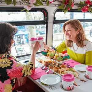 Afternoon tea on London bus